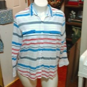 Americana Gap 2XL Women's Button Down